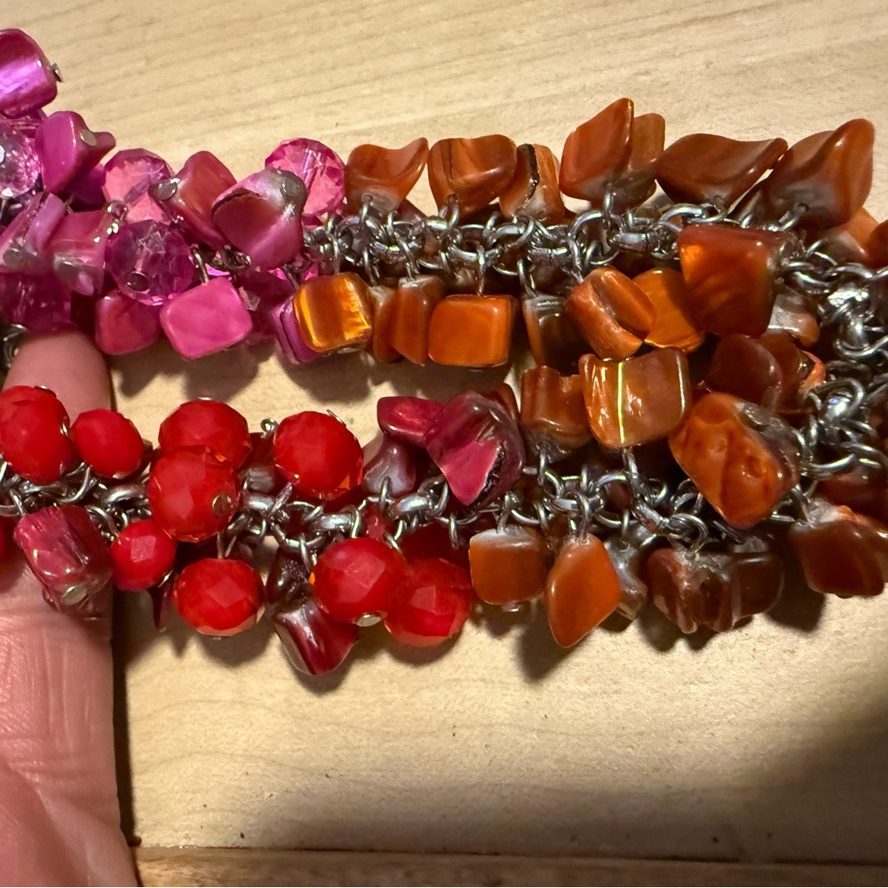 Mixed Vtg Jewelry lot of REDS - Picture 14 of 16